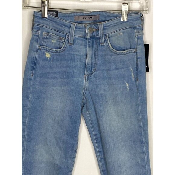 Joe's Jeans Women's Mid-Rise Cropped Skinny Jeans - Blue - Size 23 (00) nwt - Picture 3 of 7